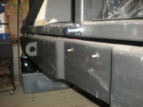 1978 Ford Bronco - This aftermarket bumper has a tow hook and mounting points visible.