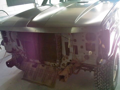 1992 Ford Bronco - radiator and radiator support needed replacement.