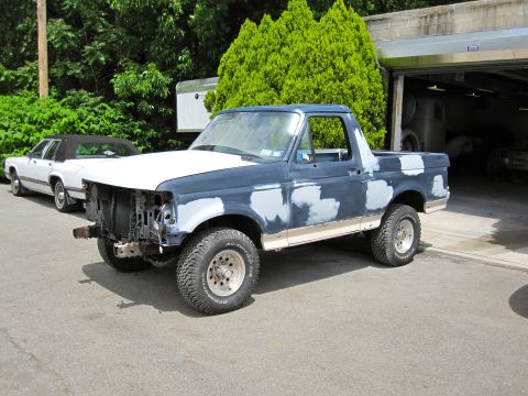 1992 Ford Bronco - This 1992 Ford Bronco is in the process of being prepped for paint.