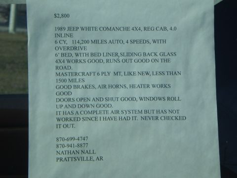1992 Jeep Cherokee “old unreliable”