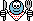 1989 Ford Bronco - A smiling cartoon character wearing a bib is depicted holding cutlery, ready to eat.