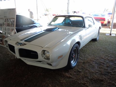 1982 Chevrolet Camaro - This 1970 Pontiac Firebird is displayed outdoors with other vehicles nearby.