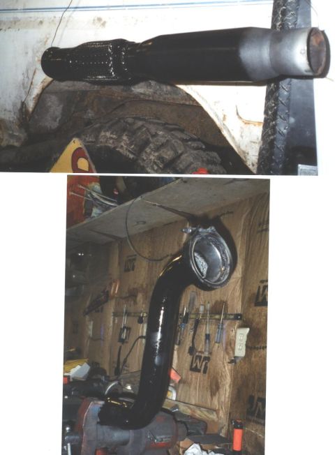 1980 Ford Bronco - Flex joint, spiral muffler, downpipe