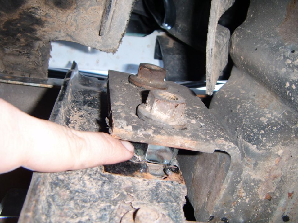 Spacing nuts 3/4"x11 leave just enough space for the mounting nuts to grab a couple threads so its nice and secure on and off road