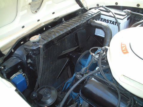1967 Ford Galaxie - Engine compartment - radiator view