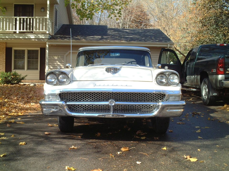 Front view of vehicle