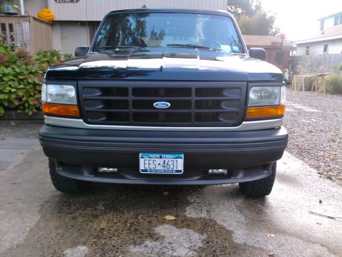 1992 Ford Bronco - lightning valance with fog lights.