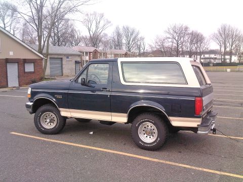 1992 Ford Bronco - About 1 month prior to restoration. 92 EB, was my fathers and when he passed away my mother gave it to me.