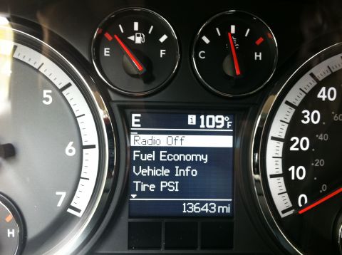 2010 Dodge 1500 - pretty warm day