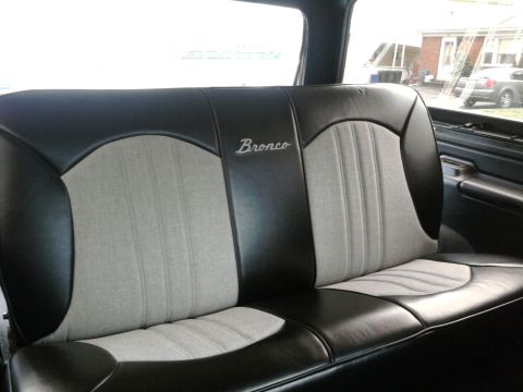 1992 Ford Bronco - seats came out nice. i was shooting for perfect but this day and age THATS hard to come by...