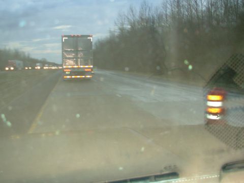 1983 Ford Bronco - Apparently, Arkansas thought the interstate might be wearing a little too smooth, so they're adding some new rough patches.