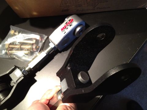 1992 Ford Crown Victoria - Metco control arm parts are shown with a bag of hardware and adjustment mechanism.