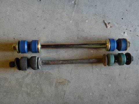 1993 Ford Taurus - Comparison of a new sway bar end link with an old one.