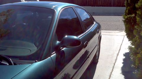 1996 Ford Taurus - The 1996 Ford Taurus is seen here in a 3q-front view.