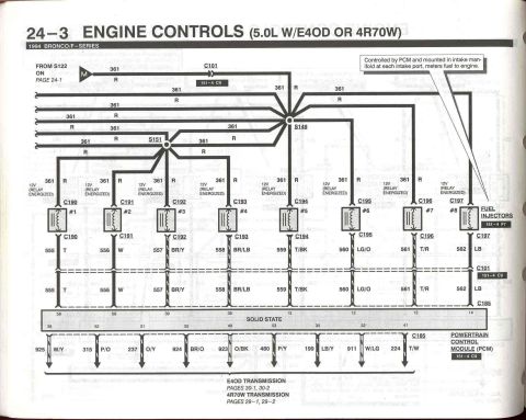 1996 Ford Bronco - 5.0 Engine Controls - 3