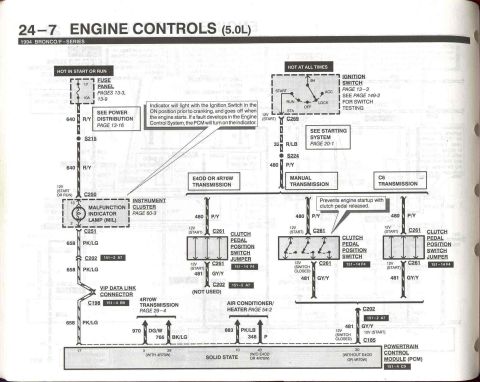 1996 Ford Bronco - 5.0 Engine Controls - 7