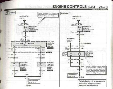 1996 Ford Bronco - 5.0 Engine Controls - 8