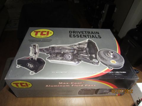1979 Ford Bronco - This box displays a transmission, shifter, and torque converter, not a 1979 Ford Bronco.