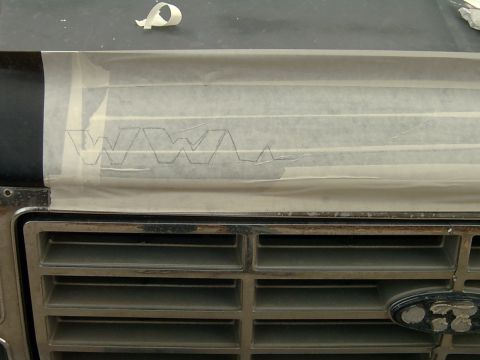 1982 Ford Bronco - draw what you want on there