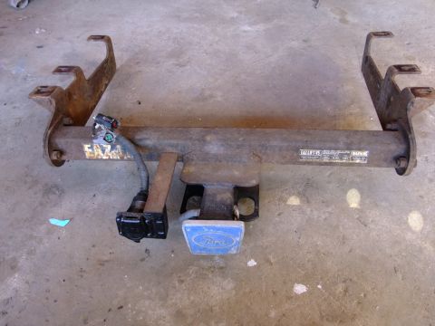 1995 Ford Bronco - Ford trailer hitch receiver shown before installation or removal.