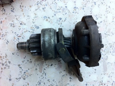 1998 Ford Crown Victoria - This image shows a disassembled starter motor, likely for repair or replacement.