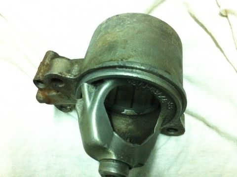 1998 Ford Crown Victoria - This image shows a damaged starter motor, likely for a Ford Crown Victoria, as indicated by the registry section.