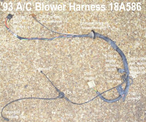 1983 Ford Bronco - HVAC Harness from '93 Bronco XLT See also: [url=https://www.supermotors.net/registry/media/1167220_1] https://www.supermotors.net/getfile/1…