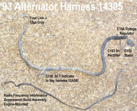 1983 Ford Bronco - Alternator Harness from '93 Bronco XLT (stock) See also: [url=https://www.fordparts.com/FileUploads/CMSFiles/18376%20Pigtail%20Book%202016.…