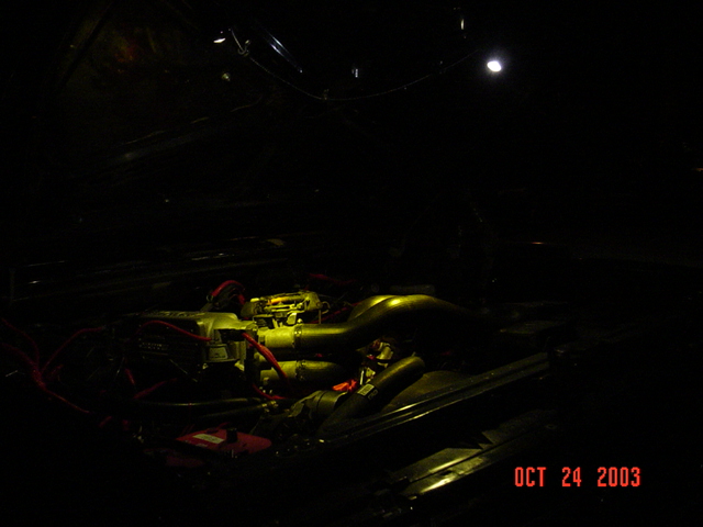 Like I said the camera hates night shots...these are the lights that were the front rock lights