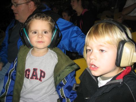 1986 Ford Bronco - Will and Skylar .. gotta have the ear protection