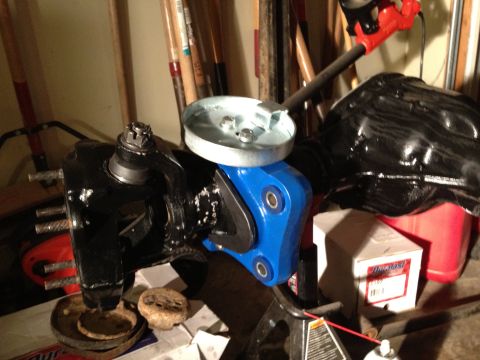 1995 Ford Bronco - c caps, cast c's, poly bushings, and coil cups mounted