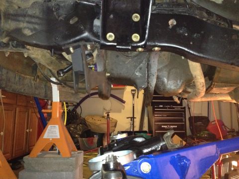 1995 Ford Bronco - i mounted it too far forward first time around.