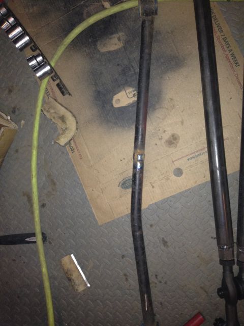 1995 Ford Bronco - temp track bar that i didnt use.