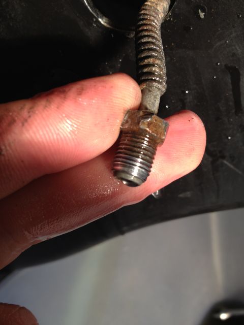 1995 Ford Bronco - old brake lines were leaking and destroyed