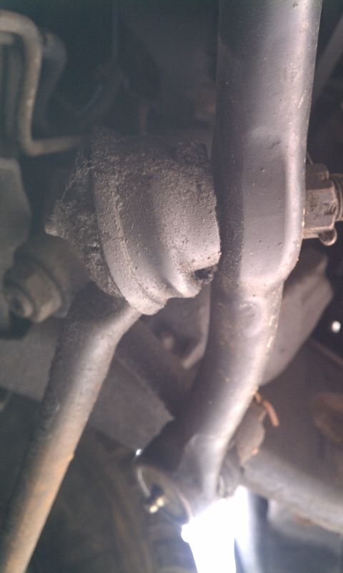 1984 Ford Bronco - Steer Arm Drag Link...again the boot is split and brittle.