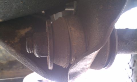 1984 Ford Bronco - Drivers side Radius Arm Bushing.