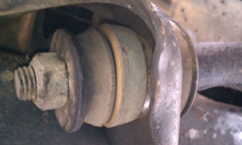 1984 Ford Bronco - Passenger side Radius Arm Bushing.
