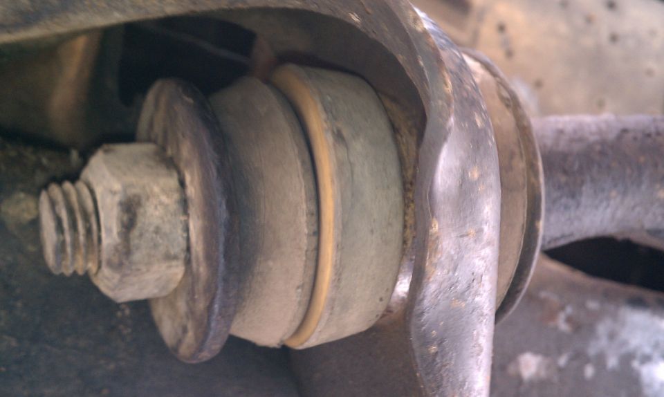 Passenger side Radius Arm Bushing.
