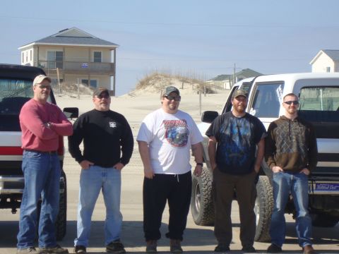 1995 Ford Bronco - FSB guys at Carova beach