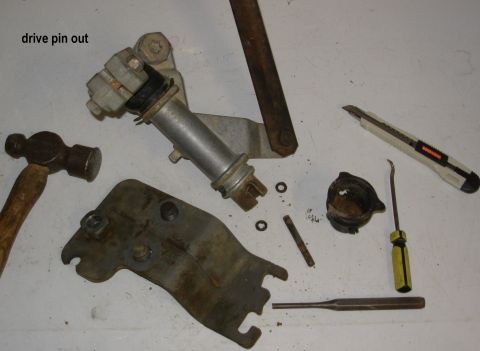 1983 Ford Bronco - If the shifter is seized, soak it with penetrating oil and carefully tap it down with a SMALL hammer until it frees or fully compresses so…