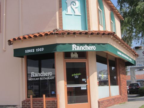1964 Ford Ranchero - The exterior of a Mexican restaurant named Ranchero, established in 1969.