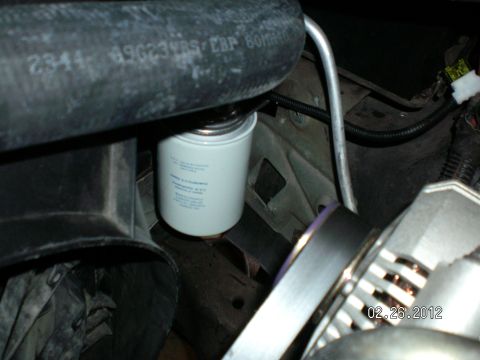 1996 Ford Bronco - Look at how high up this is, how solid it's mounted into the metal plate, and how much room there is to change the filter. When I first was…