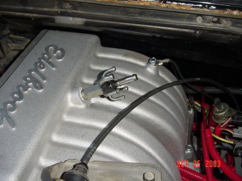 1989 Ford Bronco - remove and mark all the vacume lines if you cant remember where they go