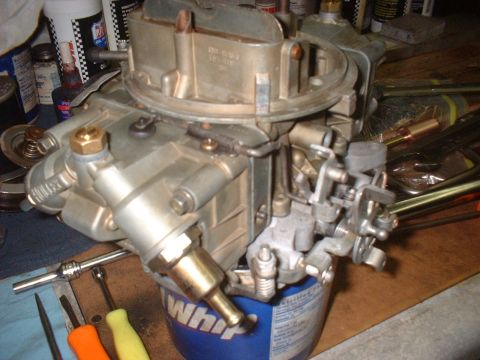 1969 Mercury Cyclone - Close-up of a Holley carburetor, likely for a performance engine build.
