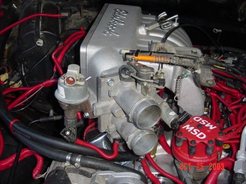 1989 Ford Bronco - Pull all the vacume lines and wire connections from the throttle body