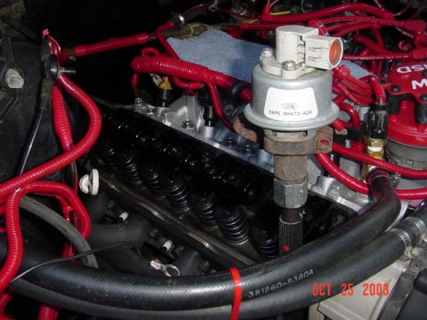 1989 Ford Bronco - Next remove the valve cover...you may need to remove the spark plug wires in order to do this