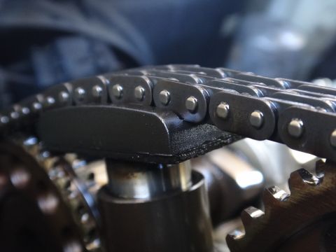 1993 Ford Taurus - Timing chain and gears, likely from an engine's internal components.