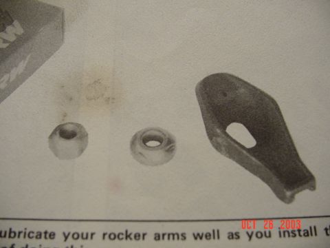 1989 Ford Bronco - This is the standard rocker setup...Rocker, fulcrum, and a locking nut