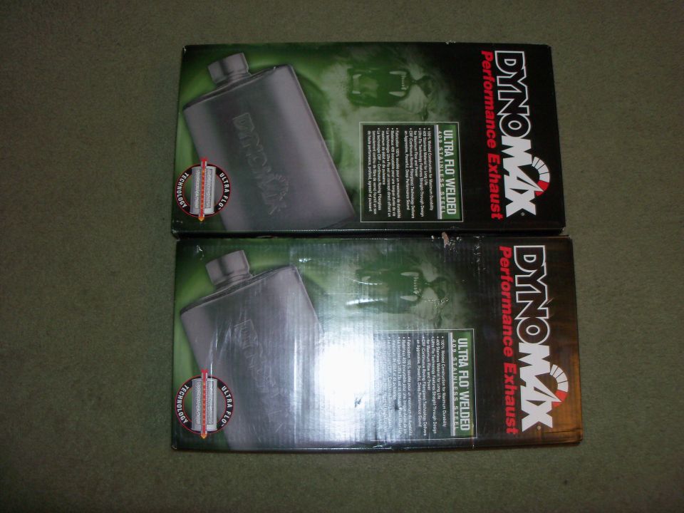 Dynomax UltraFlo welded stainless 3" mufflers #17221