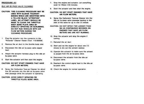 1996 Ford Bronco - Idle Air Control (IAC) Sludge; Poor Idle TSB 91-10-9 for 89-91 Bronco & F Series & many others Page 6